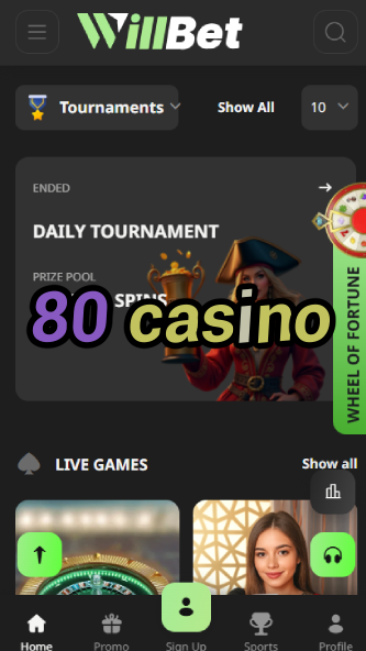 80 Casino - 80+ Jackpot Games Available-www.bdqngd.com